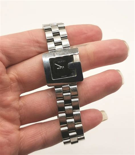 Gucci 3600l stainless steel G face wrist watch .